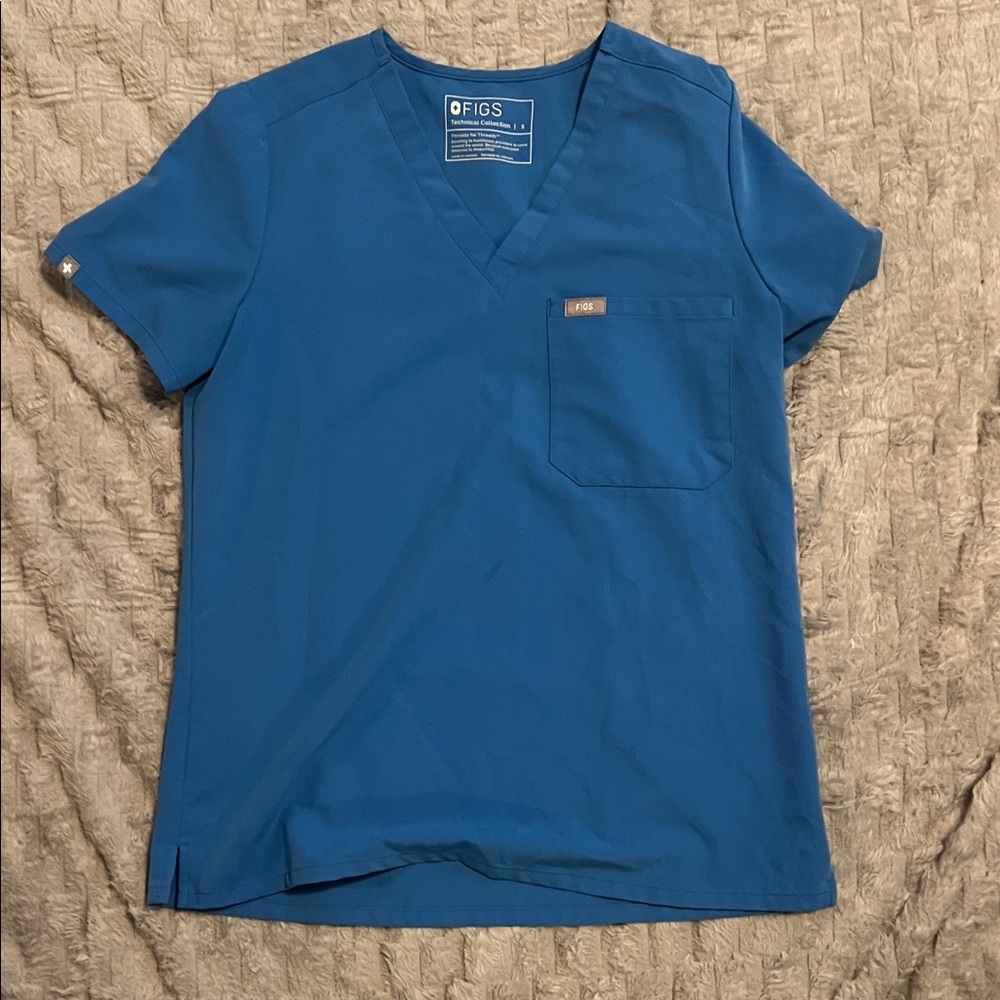 Figs Blue Women's Top